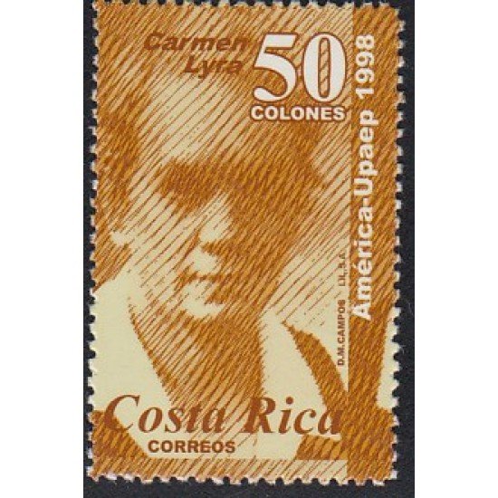 Upaep Costa Rica 642 1998 Carmen Lyra MNH