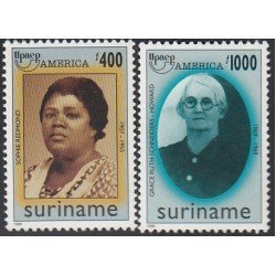 Upaep Suriname 1497/98 1998 Seophie Redmon Grace Ruth Schneiders MNH Upaep Suriname 1497/98 1998 Seophie Redmon Grace Ruth Schneiders MNH