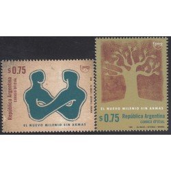 Upaep Argentina 2103/04 1999 Siluetas Árbol simbólico MNH