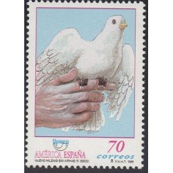 Upaep España 2344 1999 Paloma sobre una mano MNH Upaep España 2344 1999 Paloma sobre una mano MNH