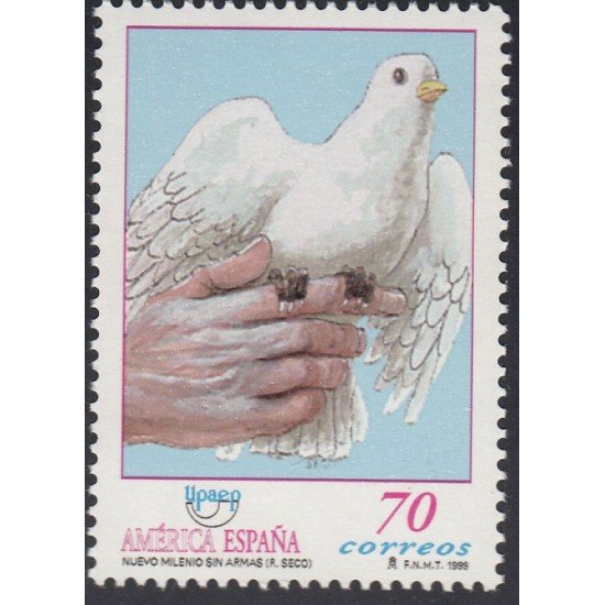 Upaep España 2344 1999 Paloma sobre una mano MNH