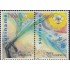 Upaep Suriname 1543/44 1999 Arma disparando una flor MNH