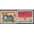 Upaep Bolivia 1061/62 2000 Pareja Lazo Rojo Símbolo masculino y femenino MNH