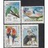 Upaep Honduras 1040/43 2000 VIH Sida AIDS fauna bird  Amazona Columbina Ara Harpia MNH