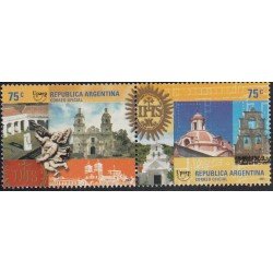 Upaep Argentina 2260/61 2001 Capilla de Santa Catalina y de la Candelaria MNH