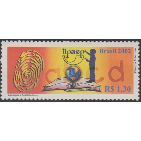 Upaep Brasil 2801 2002 Alegoría MNH Upaep Brasil 2801 2002 Alegoría MNH