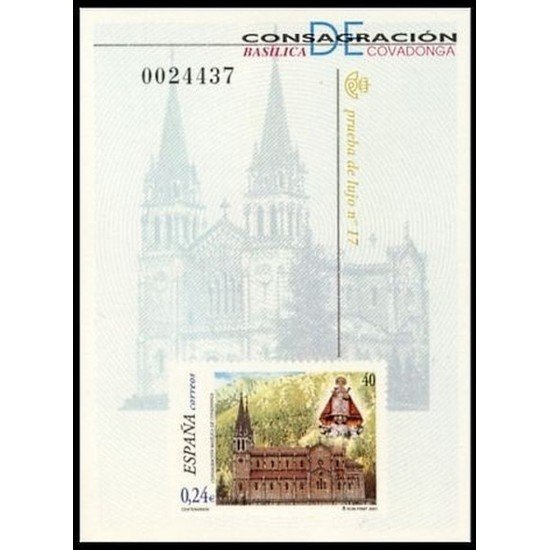 España Spain Prueba de lujo 74 2001 Covadonga 