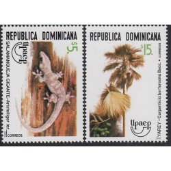 Upaep Rep. Dominicana 1492/93 2003 fauna Aristelliger lar Copernicia Berteroana MNH Upaep Rep. Dominicana 1492/93 2003 fauna Aristelliger lar Copernicia Berteroana MNH