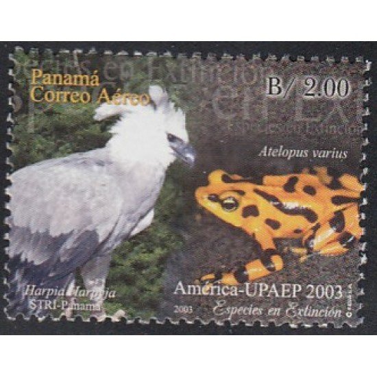 Upaep Panamá 568 2003 Harpia Harpyia fauna flora MNH Upaep Panamá 568 2003 Harpia Harpyia fauna flora MNH
