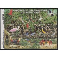 Upaep Brasil 2871/75 2004 Ajaia Pitangus Chasmagnathus Aramides pájaro birds fauna MNH