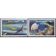 Upaep Cuba 4190/91 2004 Ave Pez pájaro bird fauna MNH Upaep Cuba 4190/91 2004 Ave Pez pájaro bird fauna MNH