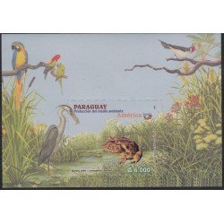 Upaep Paraguay HB 23 2004 Ceratophrys cranweli pájaro bird fauna MNH Upaep Paraguay HB 23 2004 Ceratophrys cranweli pájaro bird fauna MNH