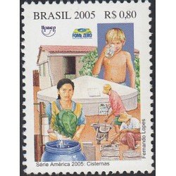 Upaep Brasil 2920 2005 Cisternas agua water MNH