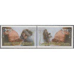 Upaep Chile 1694/95 2005 Lucha contra la pobreza MNH