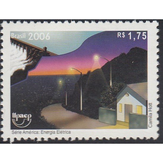 Upaep Brasil 2960 2006 Energía eléctrica MNH Upaep Brasil 2960 2006 Energía eléctrica MNH