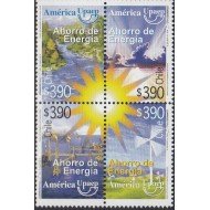 Upaep Chile 1720/23 2006 Ahorro de energía flora MNH