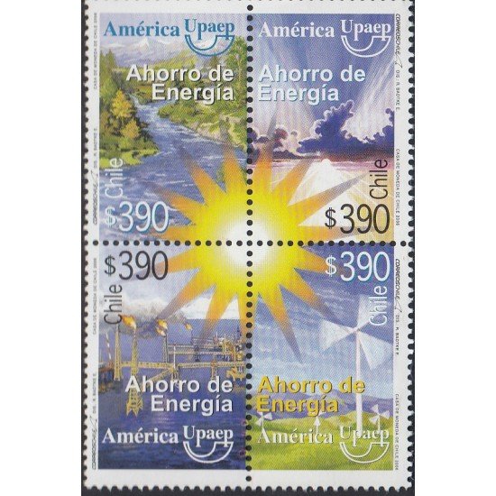 Upaep Chile 1720/23 2006 Ahorro de energía flora MNH Upaep Chile 1720/23 2006 Ahorro de energía flora MNH