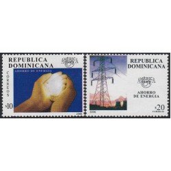 Upaep Rep. Dominicana 1520/21 2006 Ahorro de energía MNH Upaep Rep. Dominicana 1520/21 2006 Ahorro de energía MNH