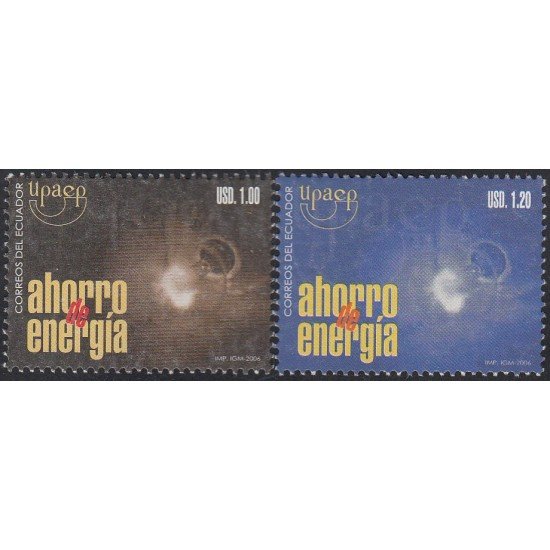 Upaep Ecuador 1926/27 2006 Ahorro de energía MNH Upaep Ecuador 1926/27 2006 Ahorro de energía MNH