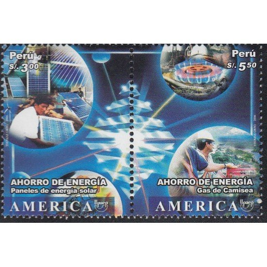 Upaep Perú 1605/06 2006 Paneles de energía solar MNH Upaep Perú 1605/06 2006 Paneles de energía solar MNH