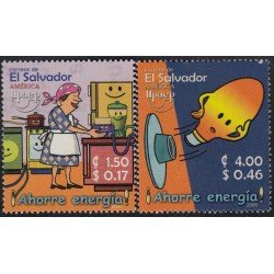 Upaep El Salvador 1667/68 2006 Ahorre energía MNH