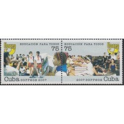 Upaep Cuba 4501/04 2007 Educación para todos MNH