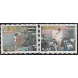 Upaep Paraguay 2988/89 2007 Educación para todos MNH