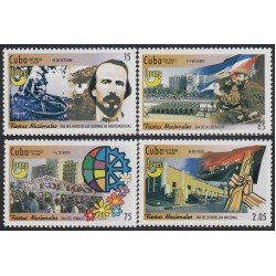 Upaep Cuba 4630/33 2008 Fiestas Nacionales Día de la Rebeldía Nacional MNH