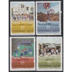 Upaep Guatemala 599/602 2008 Fiestas Nacionales Son Marimba MNH