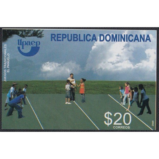 Upaep Rep Dominicana HB52 2009 Juegos tradicionales El pañuelo MNH Upaep Rep Dominicana HB52 2009 Juegos tradicionales El pañuelo MNH