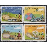 Upaep Guatemala 624/27 2009 Juegos Trompo Capitucho Yoyo Barrilete MNH Upaep Guatemala 624/27 2009 Juegos Trompo Capitucho Yoyo Barrilete MNH
