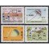Upaep Honduras 1334/37 2009 Juegos tradicionales Trompo Rayuela Papalote MNH
