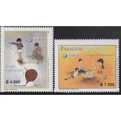 Upaep Parguay 3032/33 2009 Juegos tradicionales Trompo Tikichuela Bolitas MNH Upaep Parguay 3032/33 2009 Juegos tradicionales Trompo Tikichuela Bolitas MNH