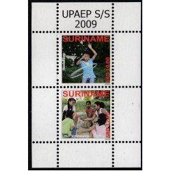 Upaep Suriname 2059/60 2009 Juegos tradicionales Hoelahoep Vijfsteentje MNH Upaep Suriname 2059/60 2009 Juegos tradicionales Hoelahoep Vijfsteentje MNH