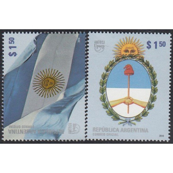 Upaep Argentina 2835/36 2010 República de Argentina MNH Upaep Argentina 2835/36 2010 República de Argentina MNH