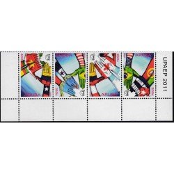 Upaep Aruba 540/43 2011 Uniendo culturas MNH