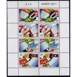 Upaep Aruba 540/43 Mini hoja 2011 Uniendo culturas MNH