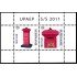 Upaep Suriname 2256/57 2011 Mini hoja Buzones MNH