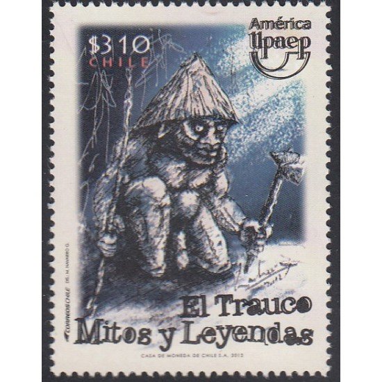 Upaep Chile 2007 2012 El Trauco Mitos y Leyendas MNH Upaep Chile 2007 2012 El Trauco Mitos y Leyendas MNH