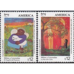 Upaep Uruguay 2574/75  2012 El negrito del pastoreo MNH