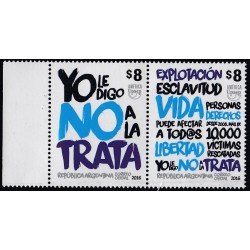 Upaep Argentina 2016 No a la trata MNH