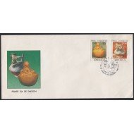 Upaep Perú 913/14 1989 Medicina y cirugía precolombina SPD FDC Sobre Primer Día Upaep Perú 913/14 1989 Medicina y cirugía precolombina SPD FDC Sobre Primer Día