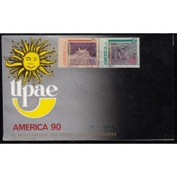 Upaep Ecuador 1220/21 1990 Ingapírica Indios awa SPD FDC Sobre Primer Día Upaep Ecuador 1220/21 1990 Ingapírica Indios awa SPD FDC Sobre Primer Día