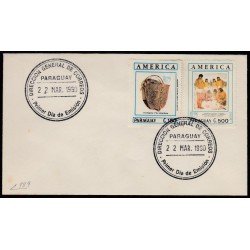 Upaep Paraguay 4510/11 1990 Río Paisaje Chaqueño SPD FDC Sobre Primer Día Upaep Paraguay 4510/11 1990 Río Paisaje Chaqueño SPD FDC Sobre Primer Día