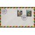 Upaep Bolivia 836/37 1993 Saimiri sciures Leopardus SPD FDC Sobre Primer Día