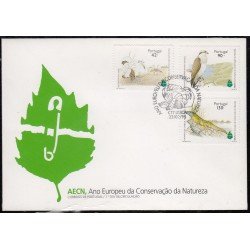 Upaep Portugal HB 108 1995 Otis tarda Pandion haliaetus bird SPD FDC Sobre Primer Día