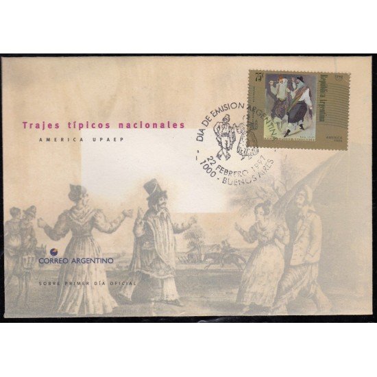 Upaep Argentina 1958 1996 Gauchos SPD FDC Sobre Primer Día Upaep Argentina 1958 1996 Gauchos SPD FDC Sobre Primer Día