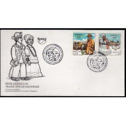 Upaep Brasil 2299/00 1996 Vaquero Mujer de la Bahía SPD FDC Sobre Primer Día Upaep Brasil 2299/00 1996 Vaquero Mujer de la Bahía SPD FDC Sobre Primer Día