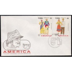 Upaep Cuba 3564/65 1996 Guayabera citadina SPD FDC Sobre Primer Día Upaep Cuba 3564/65 1996 Guayabera citadina SPD FDC Sobre Primer Día