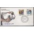 Upaep El Salvador 1324/25 1997 Cartero en motocicleta SPD FDC Sobre Primer Día